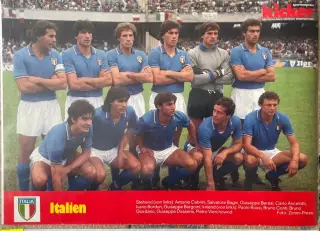 Футбол. Постер. Італія. 1986. Kicker.