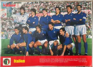 Футбол. Постер. Італія. 1990. Kicker.
