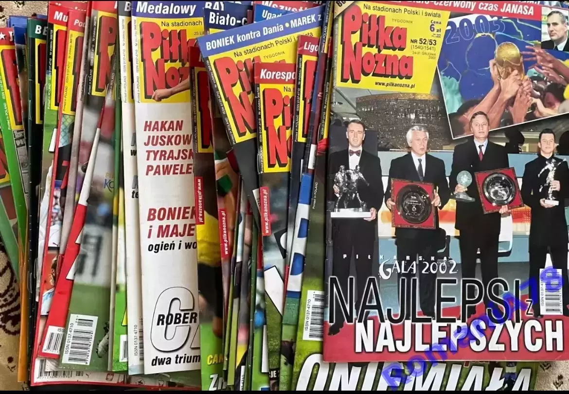 Журнал. Футбол Pilka Nozna N1-52 2002.Повний комплект.