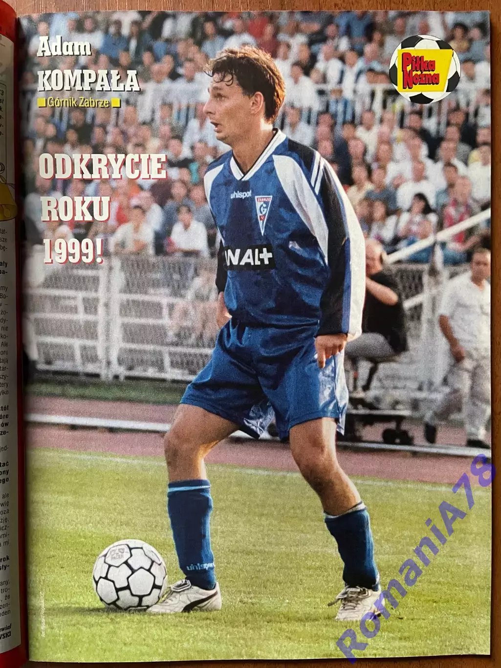 Журнал. Футбол Pilka Nozna N51-52/1999 Постер Лято,Марадона 5