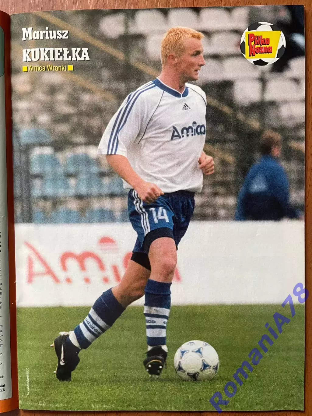 Журнал. Футбол Pilka Nozna N50/1999 Постер Україна,Нідерланди,Монтелла. 4