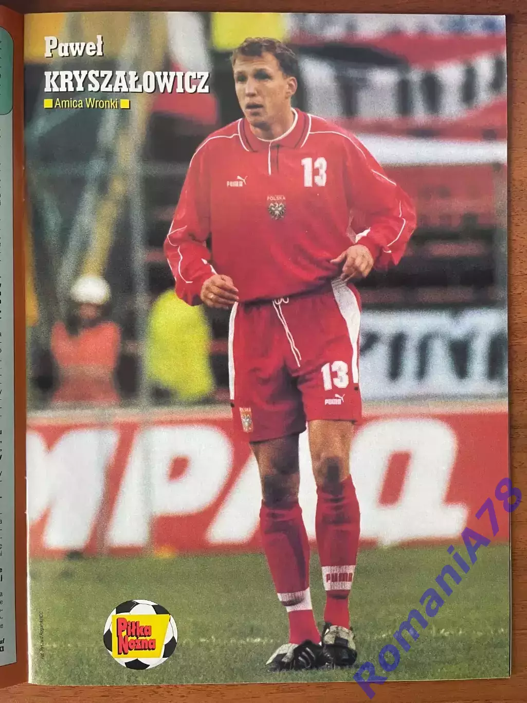 Журнал. Футбол Pilka Nozna N44/1999 Постер Фейеноорд 3