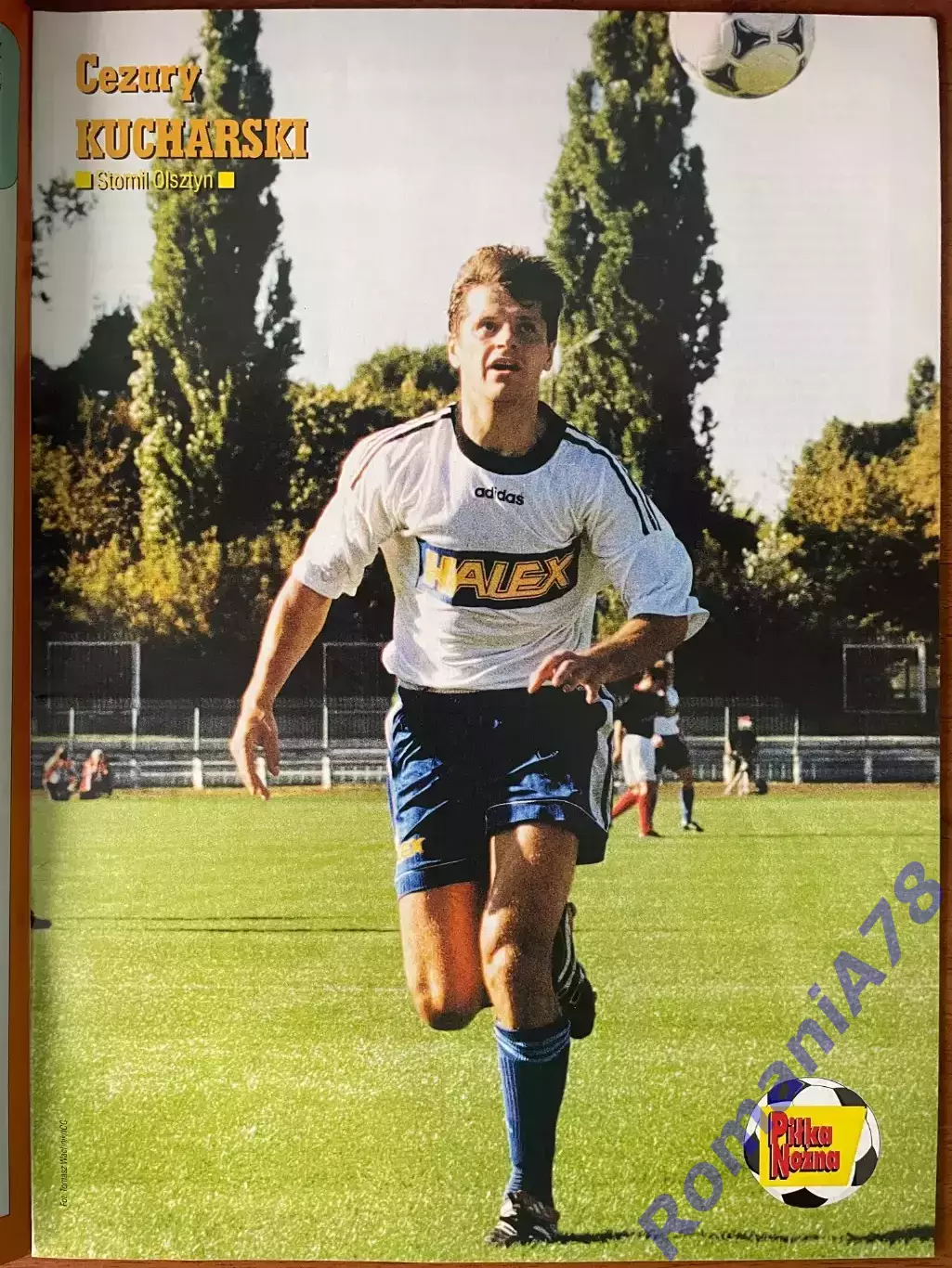 Журнал. Футбол Pilka Nozna N40/1999 Постер Швеція,Польща 4