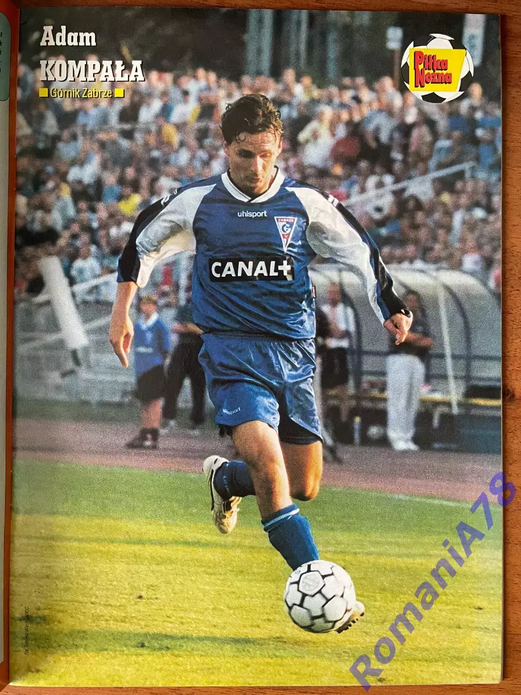 Журнал. Футбол Pilka Nozna N38/1999 Постер Еччеберія,Компала. 1