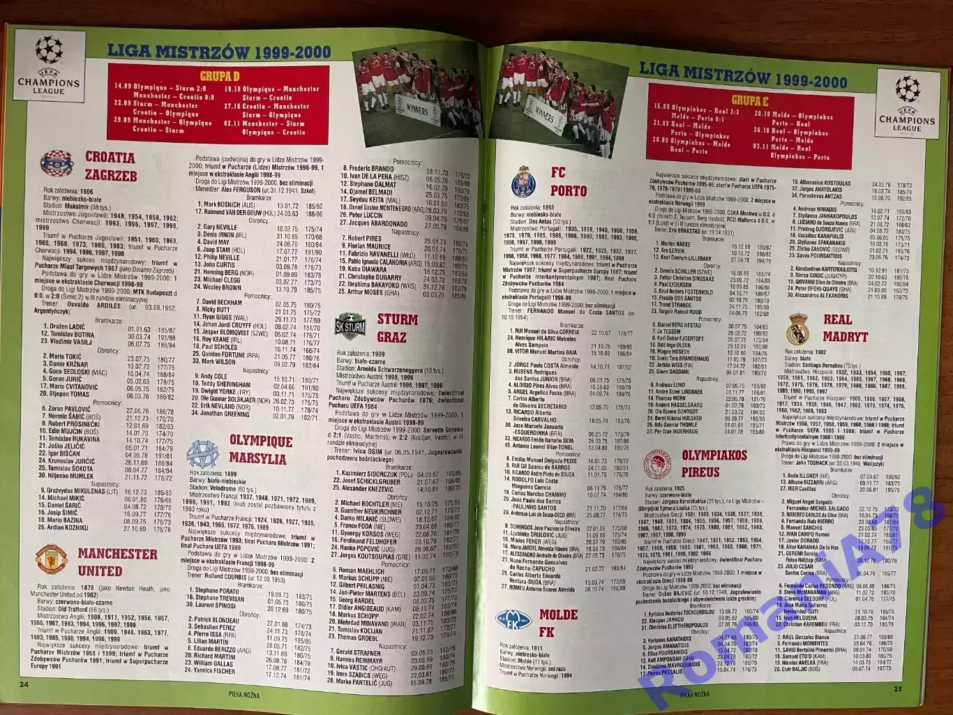 Журнал. Футбол Pilka Nozna N38/1999 Постер Еччеберія,Компала. 3