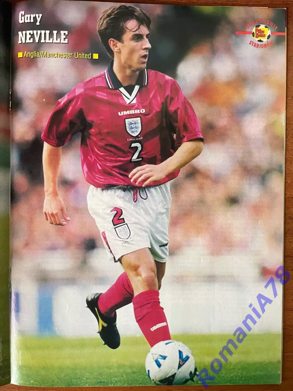 Журнал. ФутболPilka Nozna N34/1999 Постер Металургс,Невілл,Вальдох,Молонго 2