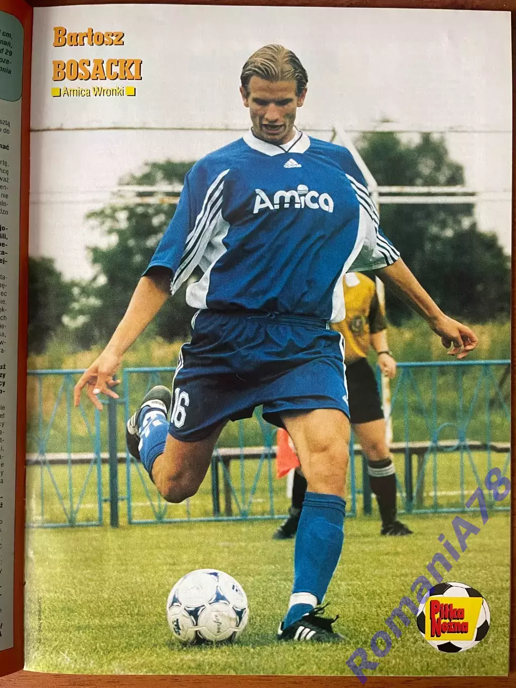 Журнал. Футбол Pilka Nozna N33/1999 Постер Босацкі,Руй Кошта,Лєх,Полонія. 4