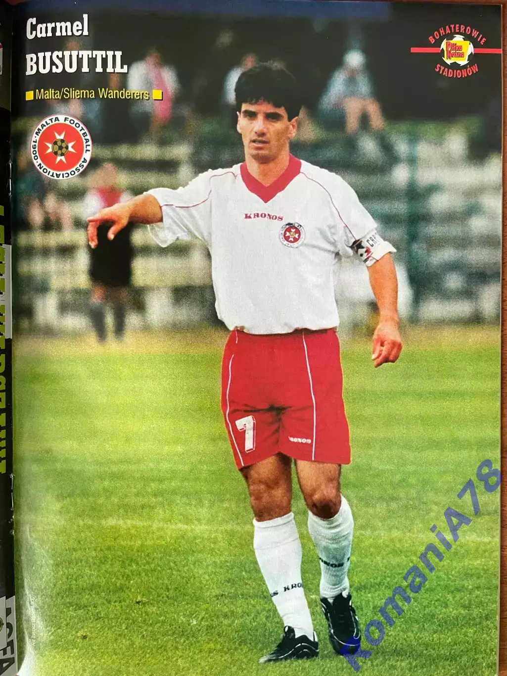 Журнал. Футбол Pilka Nozna N32/1999 Постер Легія,Бусуттіл, Бако,Коку 4