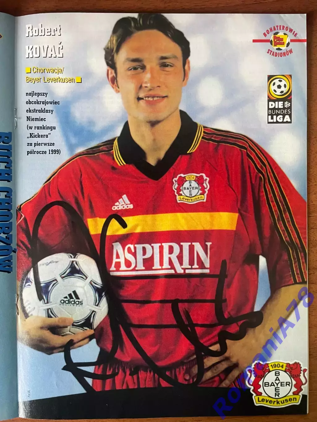 Журнал. Футбол Pilka Nozna N31/1999 Постер Мальта,Рух,Ковач,Якубовскі. 3