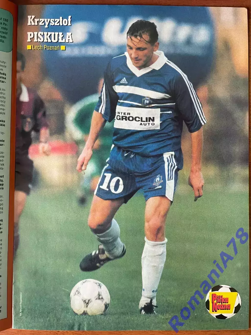 Журнал. Футбол Pilka Nozna N30/1999 Постер Німеччина,Шмейхель,Смолярек. 4