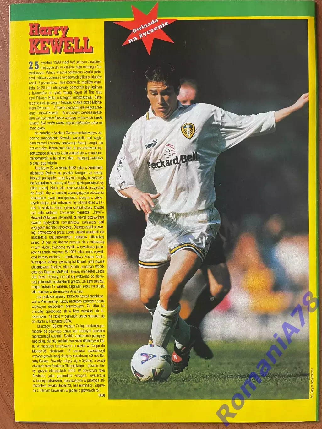 Журнал. Футбол Pilka Nozna N26/1999 Постер Баварія,Петрохемія,Кьюел,Міхалскі 3