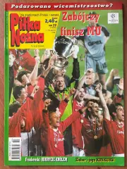 Журнал. Футбол Pilka Nozna N22/1999 Постер ЧерешевскіАморозо,Цитко,