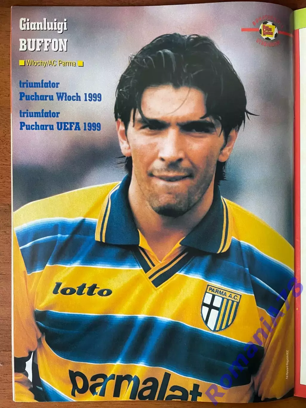 Журнал. Футбол Pilka Nozna N21/1999 Постер Чикаго,Буффон, Маттеус,Вроблевскі 2