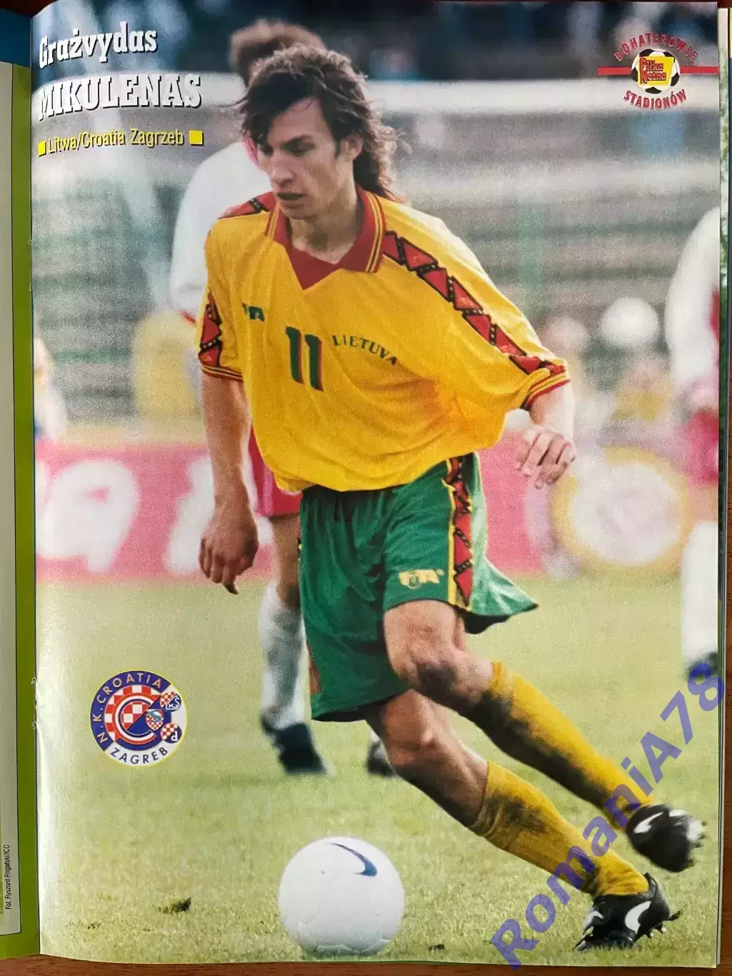 Журнал. Футбол Pilka Nozna N20/1999 Постер Польша,Притц,Парма. 4