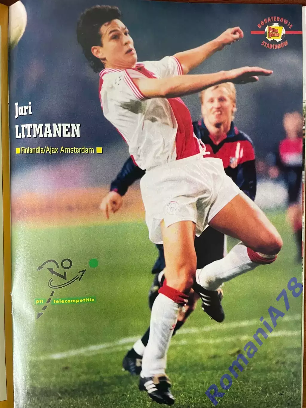 Журнал. Футбол Pilka Nozna N19/1999 Постер Польща,Колер,Літманен Вісла,Гловацкі. 2