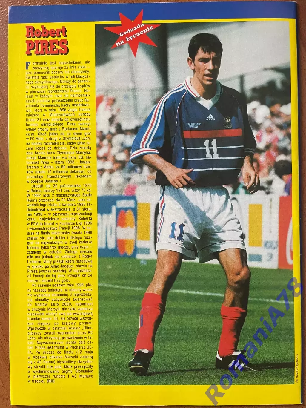 Журнал. Футбол Pilka Nozna N17/1999 Постер Ван Ністелрой,Дельвеккіо,Лампард. 5