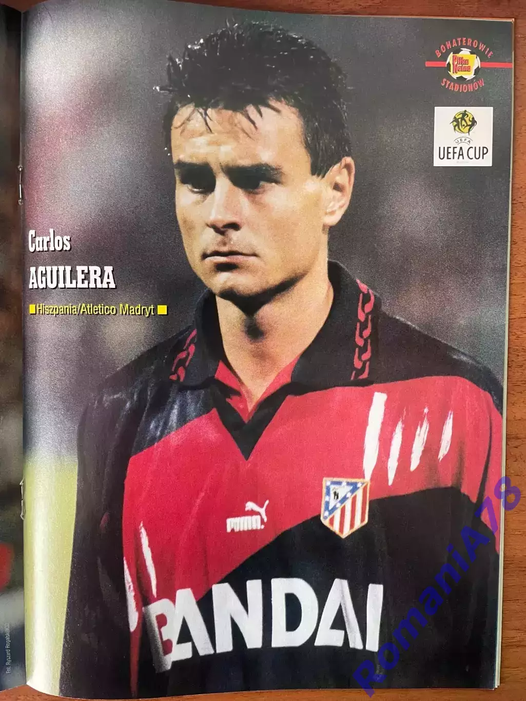 Журнал. Футбол Pilka Nozna N15/1999 Постер Пойет,Кан,Агілера,Поборскі. 4