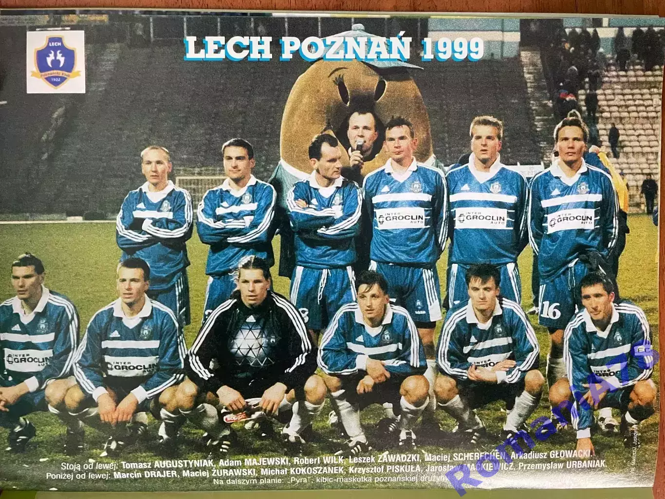 Журнал. Футбол Pilka Nozna N14/1999 Постер Англія,Лєх,Консейсао,Швеція. 4