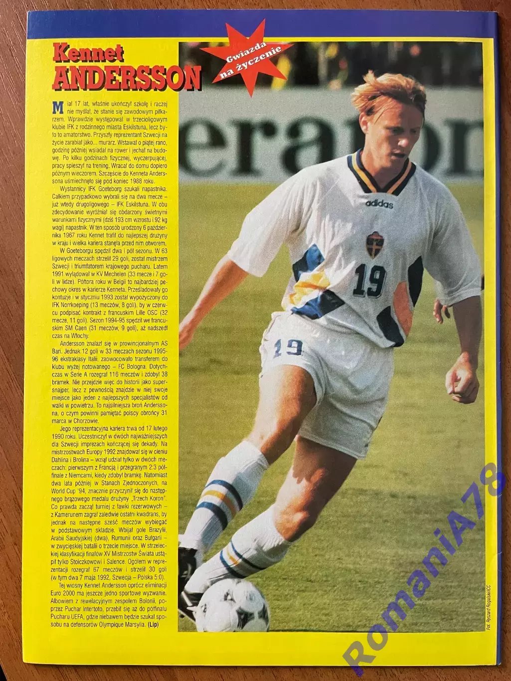 Журнал. Футбол Pilka Nozna N13/1999 Постер Барселона,Полонія,Млинарчик. 4