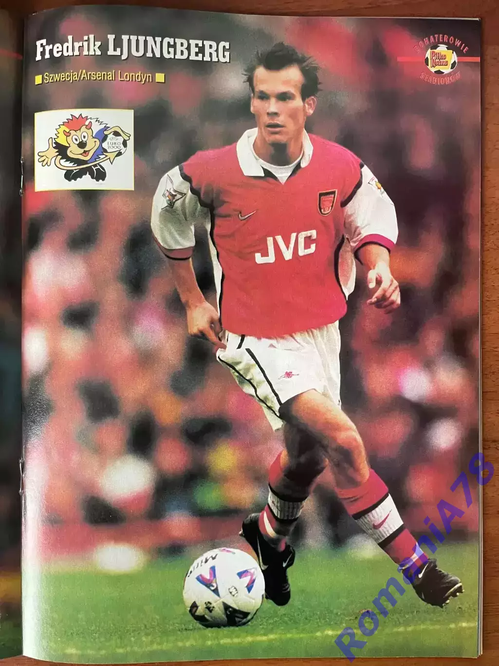 Журнал. Футбол Pilka Nozna N11/1999 Постер Люндберг,Ланс,Реднап. 3