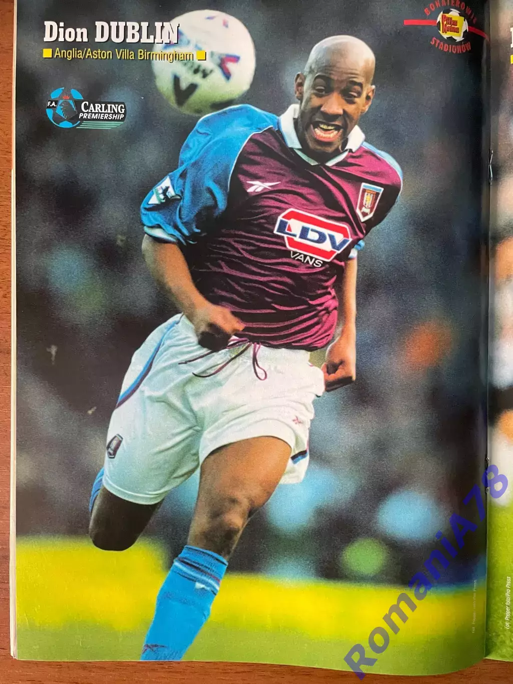 Журнал. Футбол Pilka Nozna N9/1999.Постер Коуту,Фергюссон,Даблін. 3