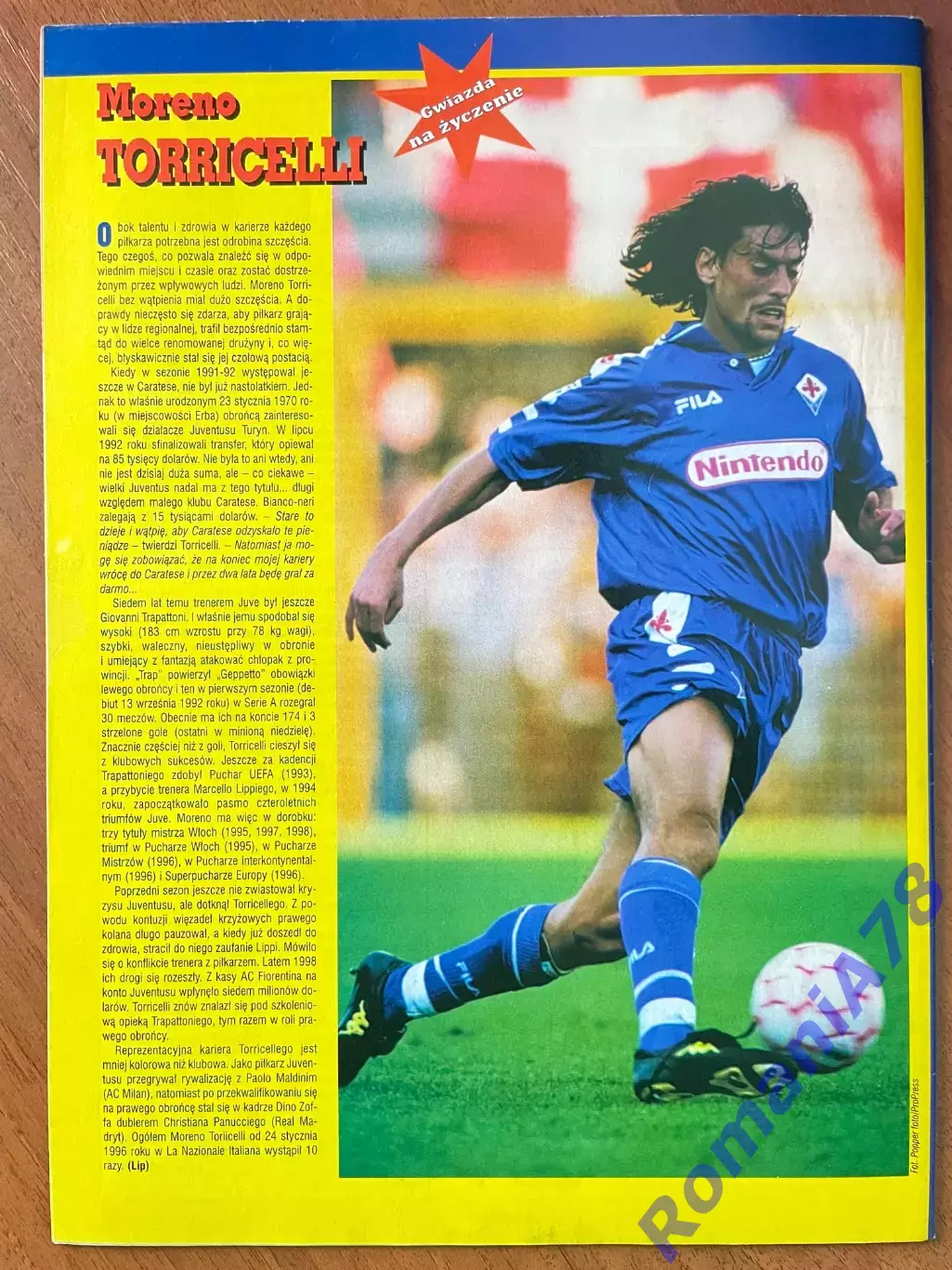 Журнал. Футбол Pilka Nozna N9/1999.Постер Коуту,Фергюссон,Даблін. 4