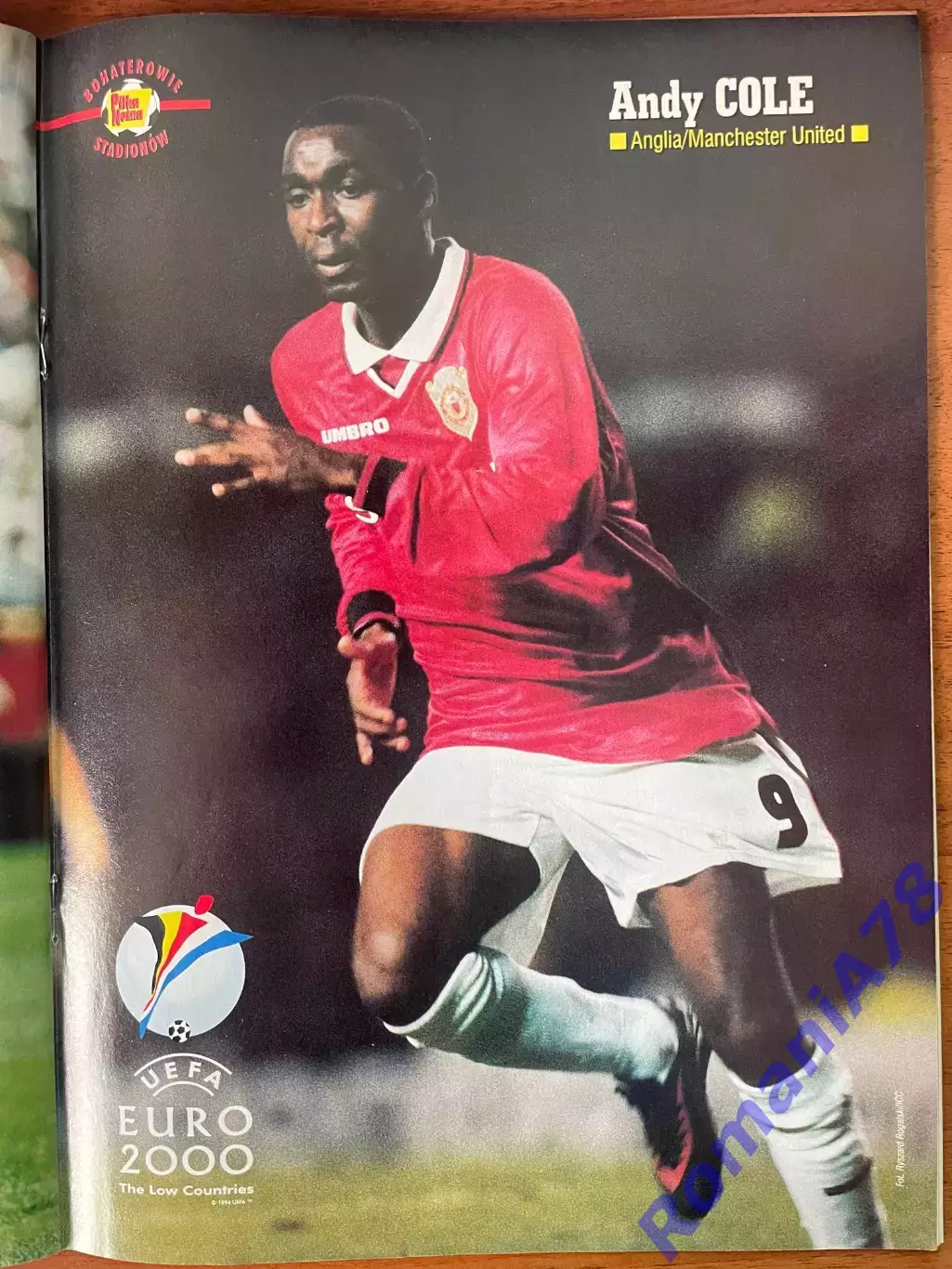 Журнал. Футбол Pilka Nozna N8/1999 Постер Коул,Шварц,Бекхем,Андерссон. 1