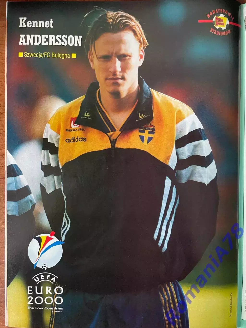 Журнал. Футбол Pilka Nozna N8/1999 Постер Коул,Шварц,Бекхем,Андерссон. 4