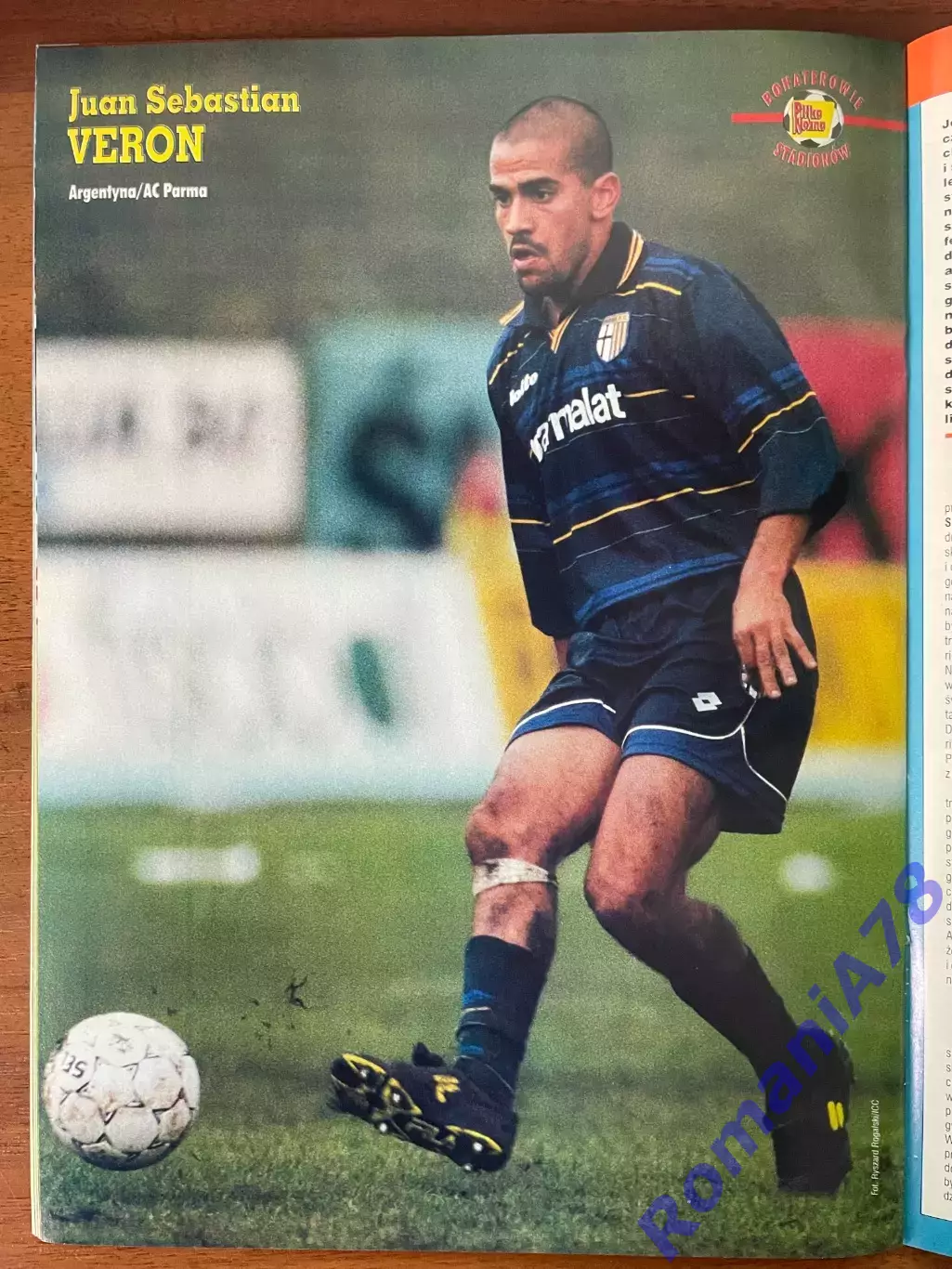 Журнал. Футбол Pilka Nozna N4/1999 Постер Верон,Корея. 2