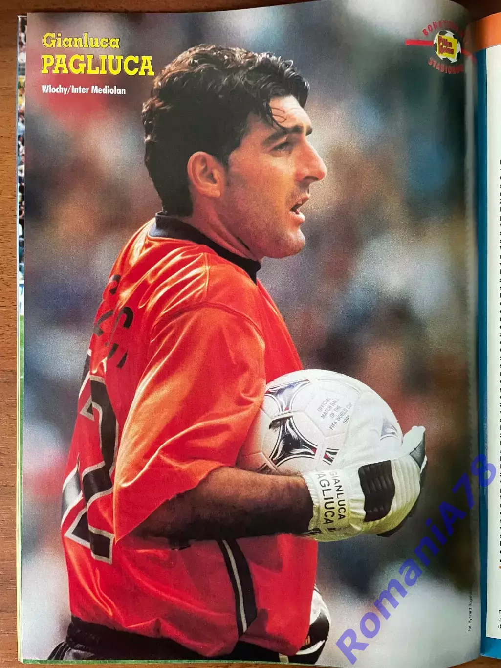 Журнал. Футбол Pilka Nozna N3/1999 Постер Норвегія,Лаудруп,Пальюка. 3