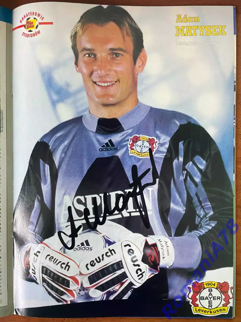 Журнал. Футбол Pilka Nozna N2/1999 Постер Байер,Бергомі 4