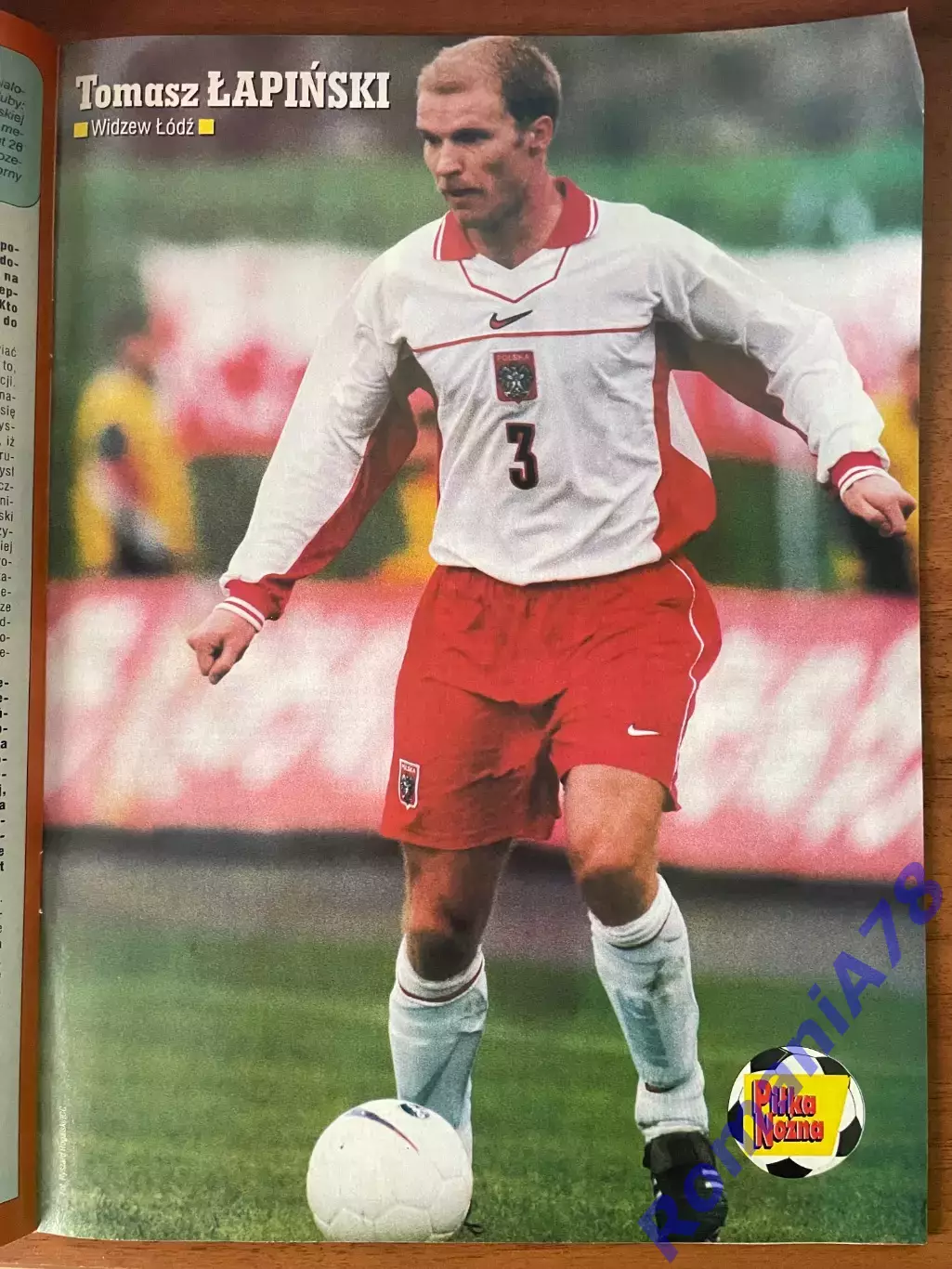 Журнал. Футбол Pilka Nozna N1/1999 Постер Данія,Осасуна,Макманаман 4