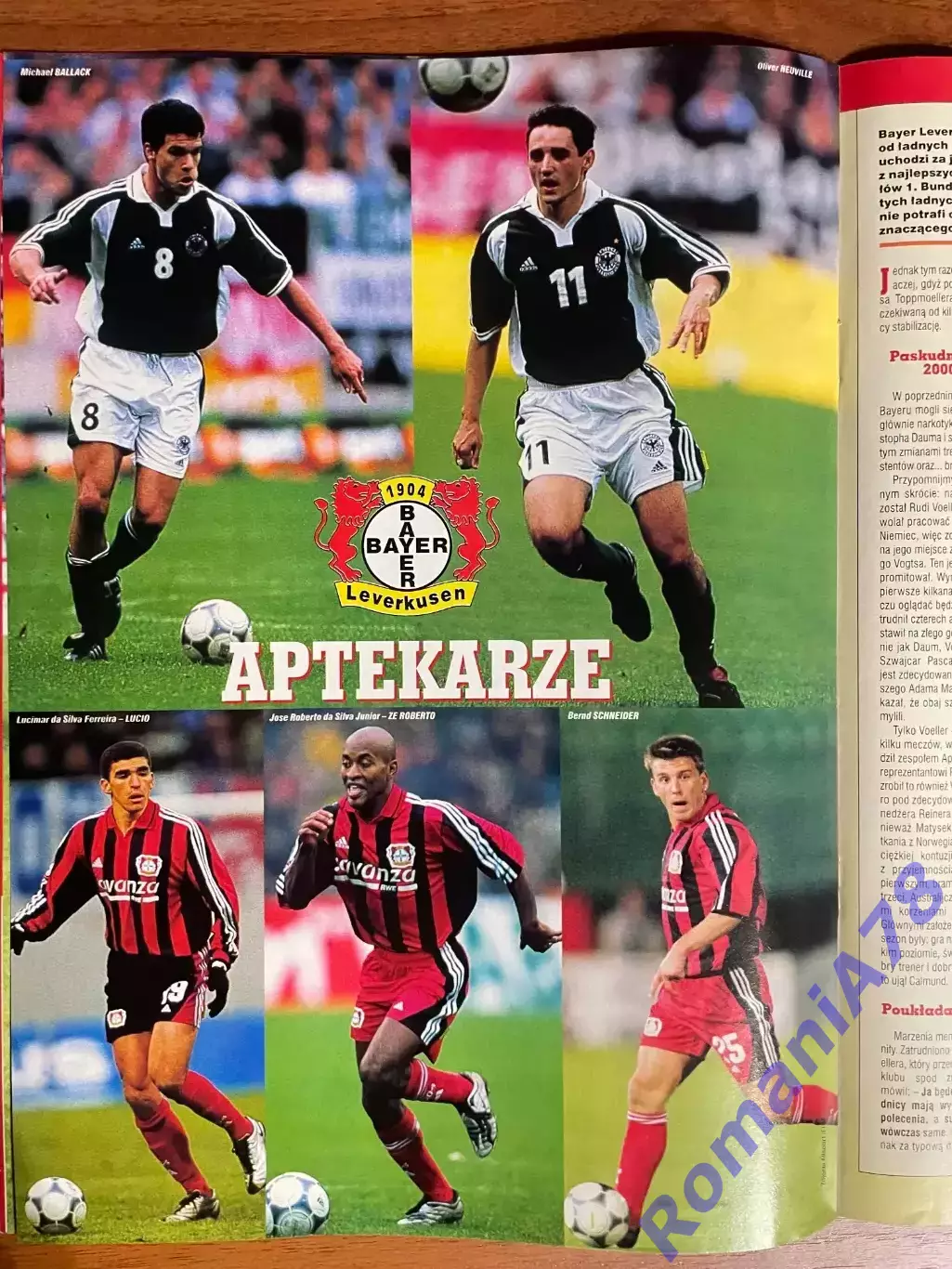 Журнал. Футбол Pilka Nozna N1/ 2002.Постер Португалія 3