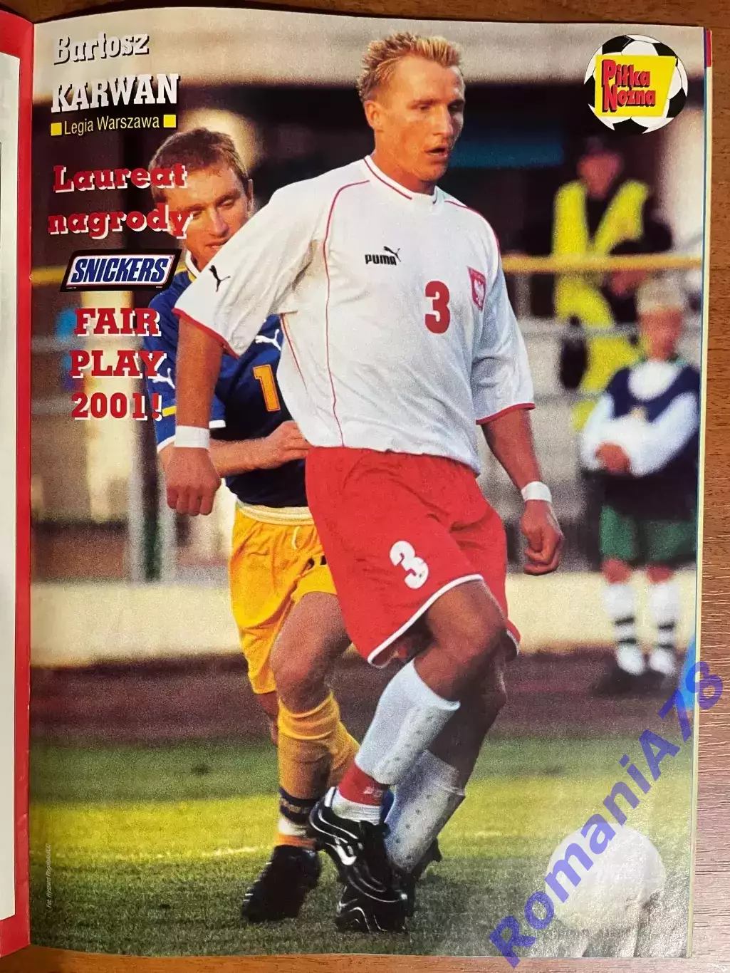 Журнал. Футбол Pilka Nozna N1/ 2002.Постер Португалія 4