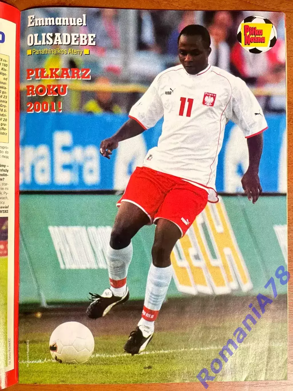 Журнал. Футбол Pilka Nozna N1/ 2002.Постер Португалія 6