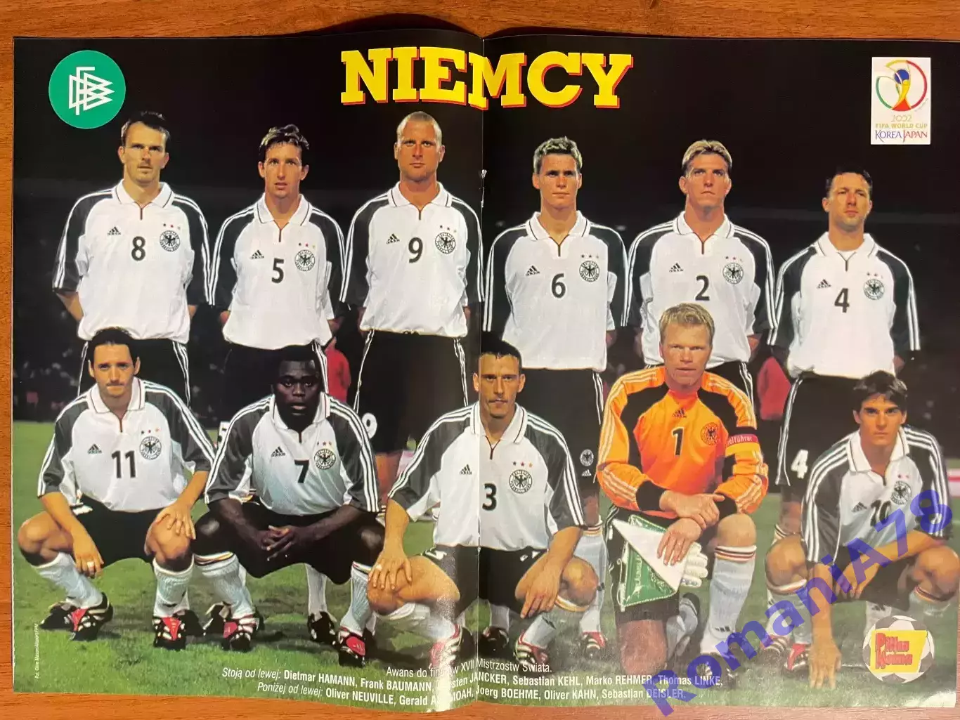 Журнал.Футбол Pilka Nozna N2/ 2002.Постер Німеччина. 1