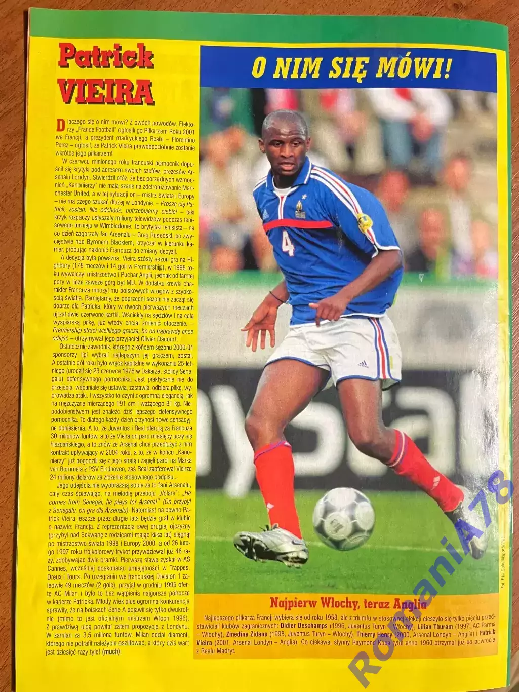 Журнал.Футбол Pilka Nozna N4/ 2002.Постер Ірландія,Кін. 4