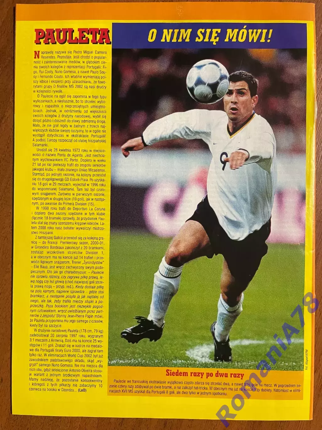 Журнал.Футбол Pilka Nozna N5/ 2002.Постер Фіорентіна. 2