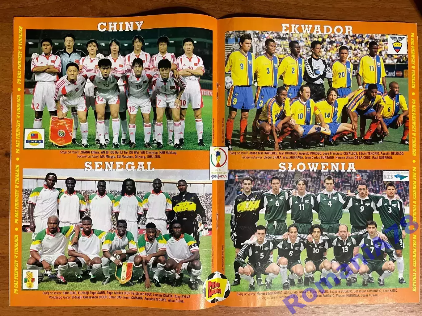 Журнал.Футбол Pilka Nozna N8/ 2002.Постер . 1