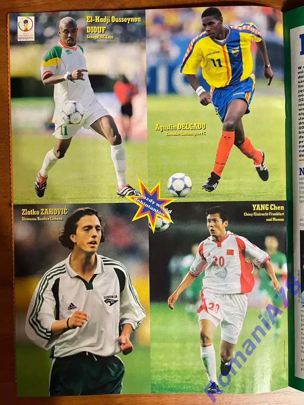 Журнал.Футбол Pilka Nozna N8/ 2002.Постер . 2