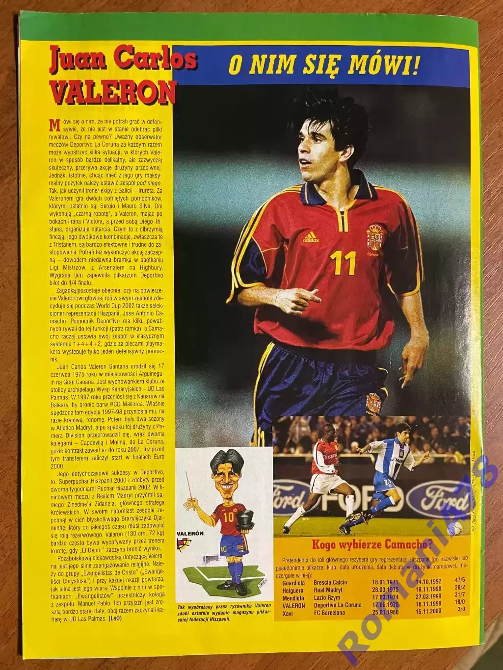 Журнал.Футбол Pilka Nozna N12/ 2002.Постер Японія . 3