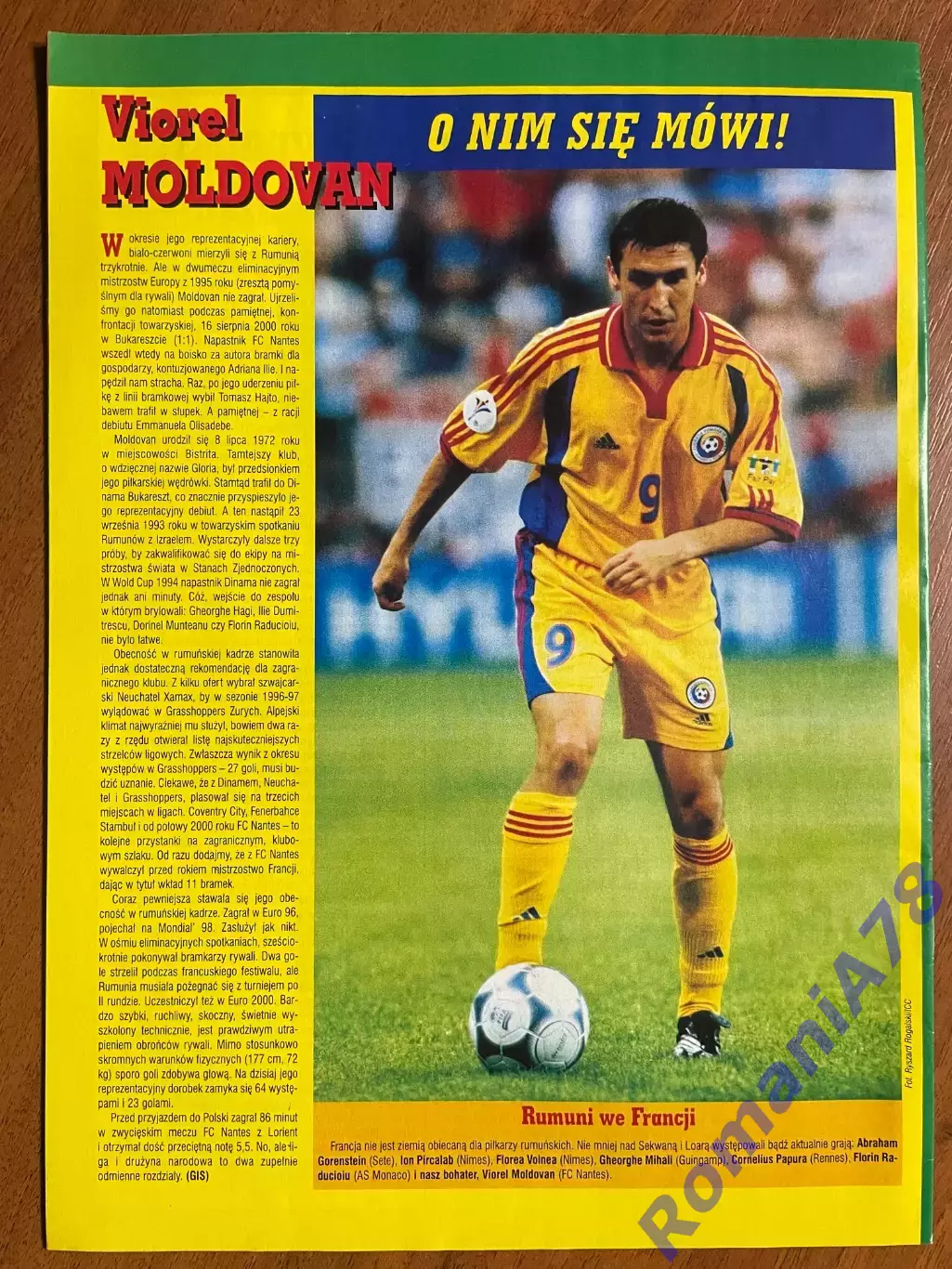 Журнал.Футбол Pilka Nozna N16/ 2002.Постер Хорватія . 2