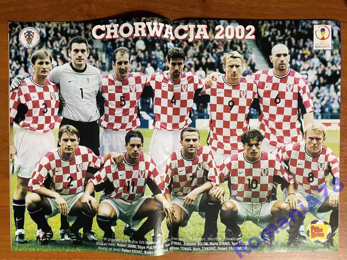 Журнал.Футбол Pilka Nozna N16/ 2002.Постер Хорватія . 1
