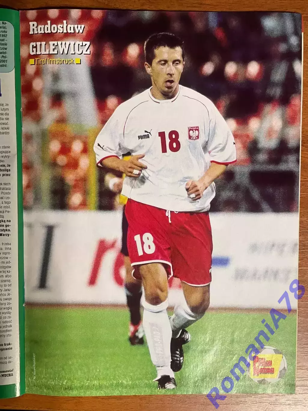 Журнал.Футбол Pilka Nozna N19/ 2002.Постер Легія. 2