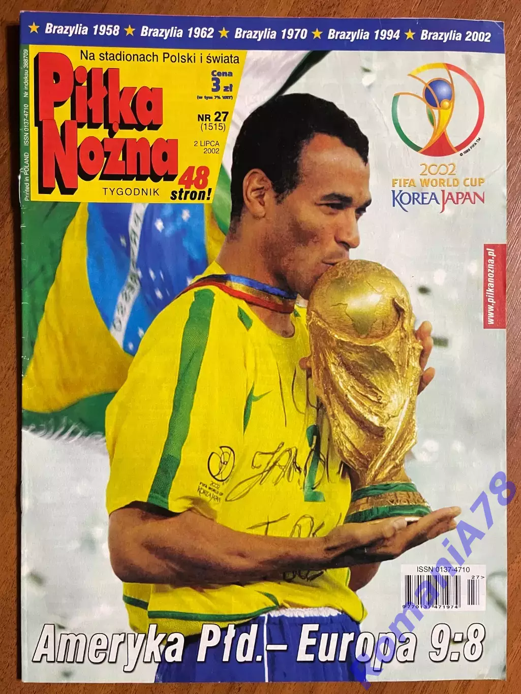 Журнал.Футбол Pilka Nozna N27/ 2002.Постер