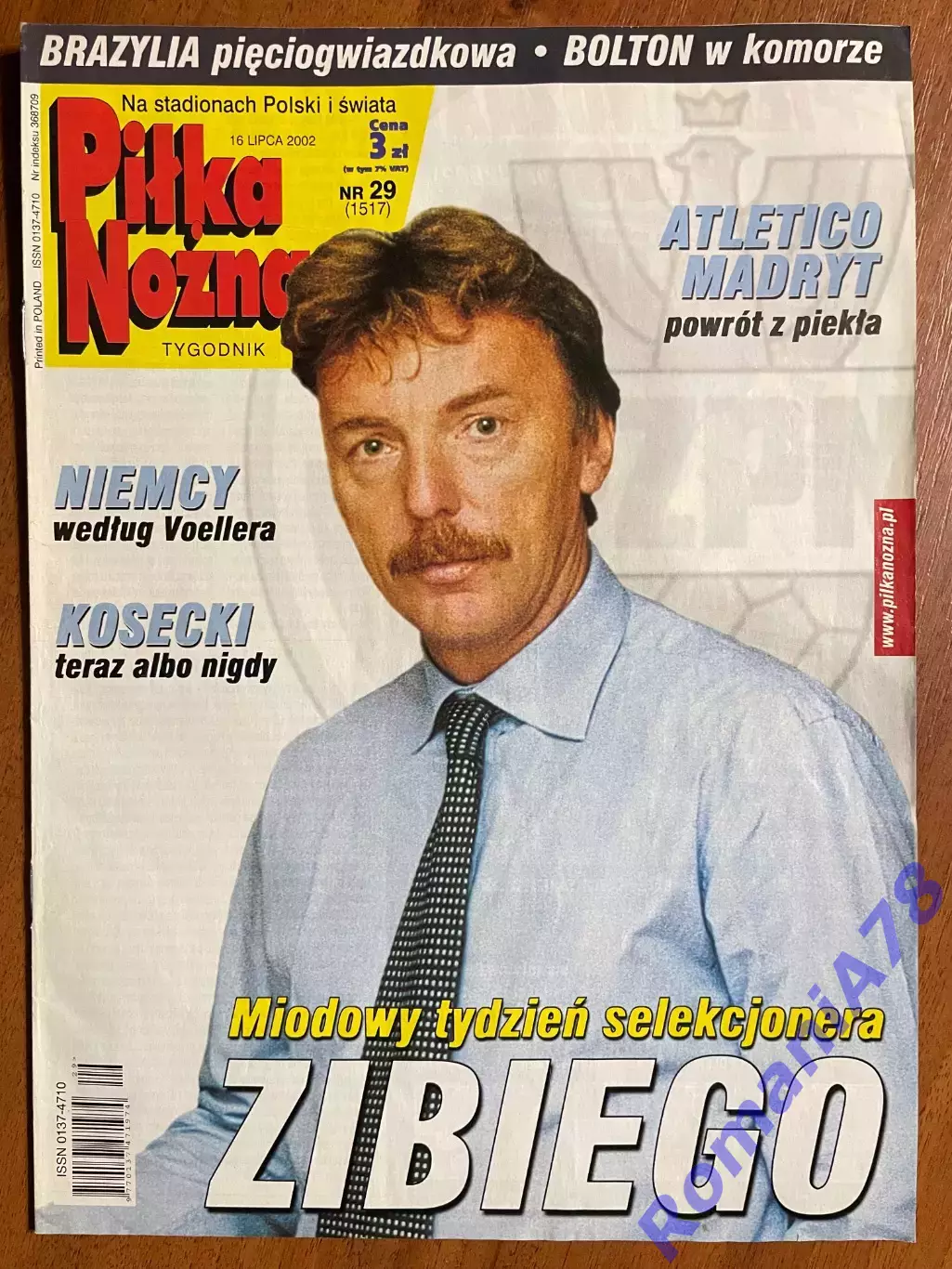 Журнал.Футбол Pilka Nozna N29/ 2002.Постер Німеччина