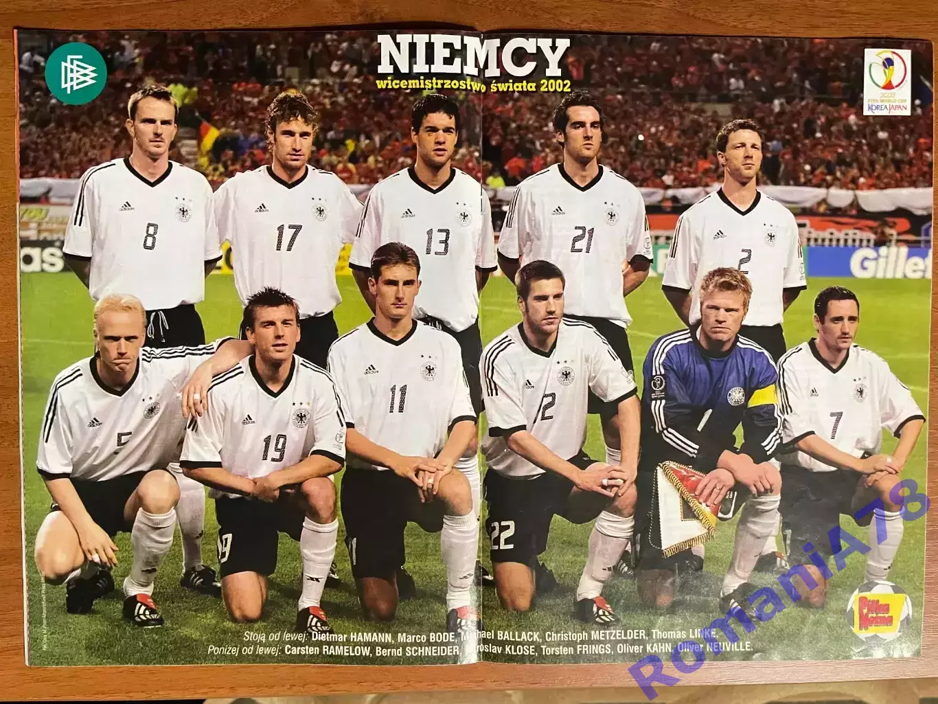 Журнал.Футбол Pilka Nozna N29/ 2002.Постер Німеччина 1