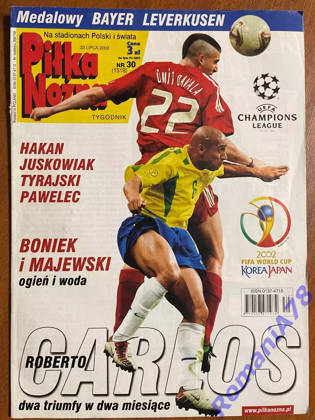 Журнал.Футбол Pilka Nozna N30/ 2002.Посте Байер