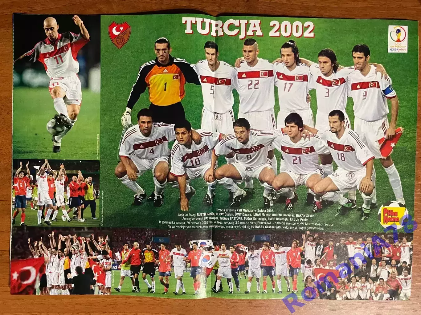 Журнал.Футбол Pilka Nozna N31/ 2002.Постер Туреччина 1