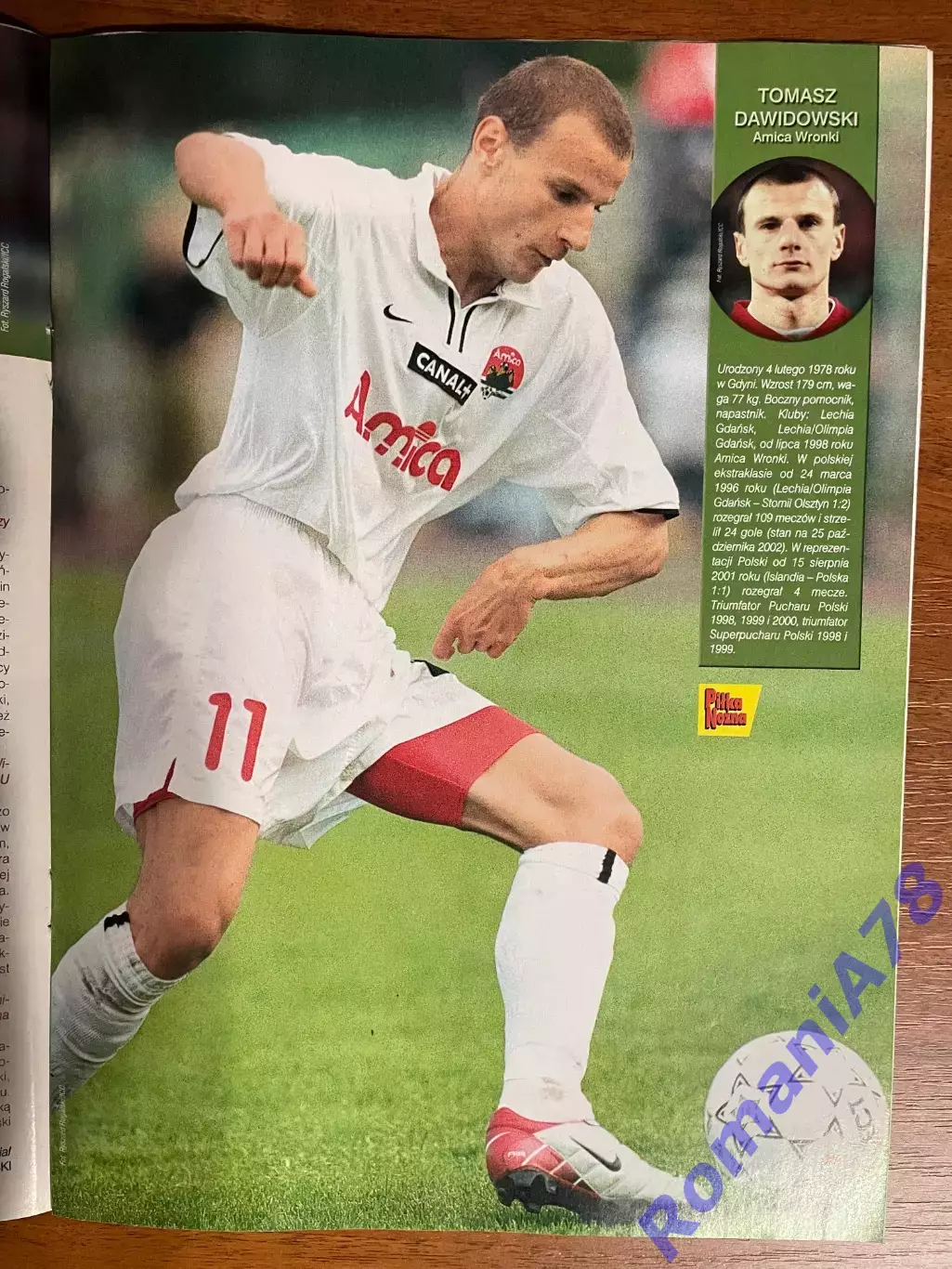 Журнал.Футбол Pilka Nozna N44/ 2002.Постер Парагвай 2